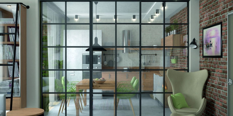 Варианты применения стекла в интерьере