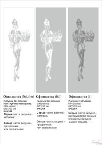 Пескоструйные рисунки - каталог изображений для художественного матирования стекла
