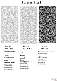 Пескоструйные рисунки - каталог изображений для художественного матирования стекла