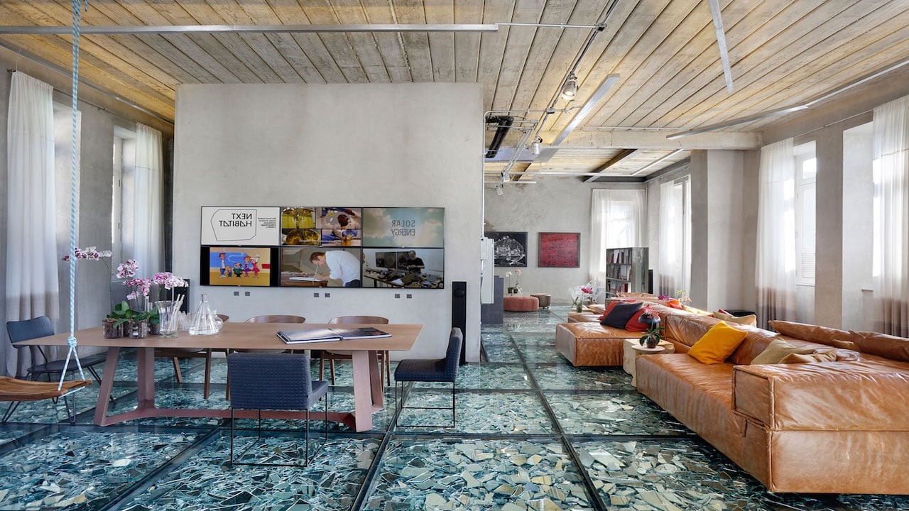 Пол из стекла Пол из стекла