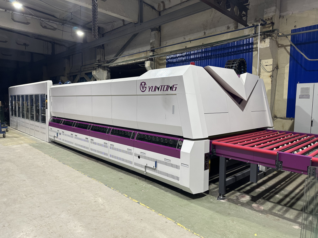 Запуск новой печи закалки Yuntong Glass