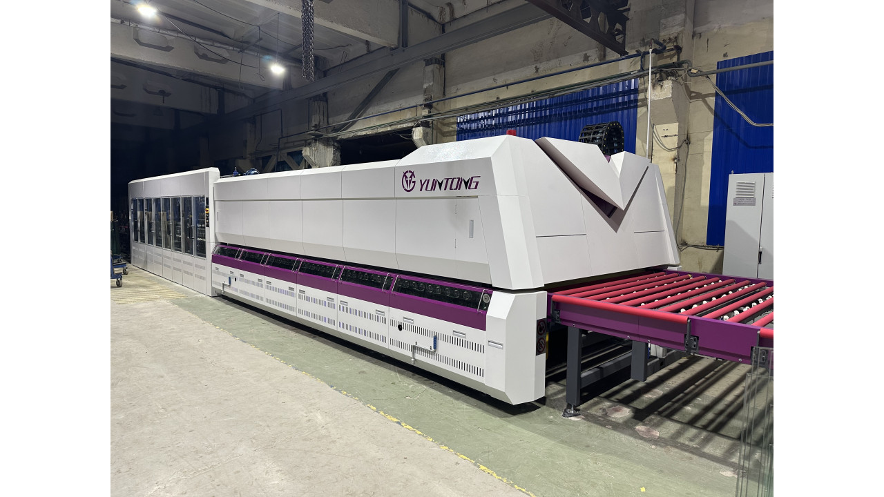 Запуск новой печи закалки Yuntong Glass
