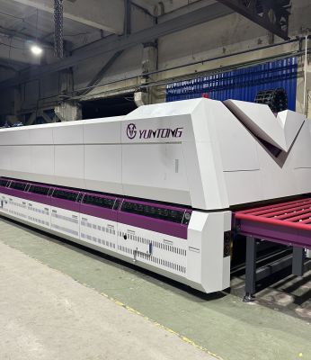 Запуск новой печи закалки Yuntong Glass