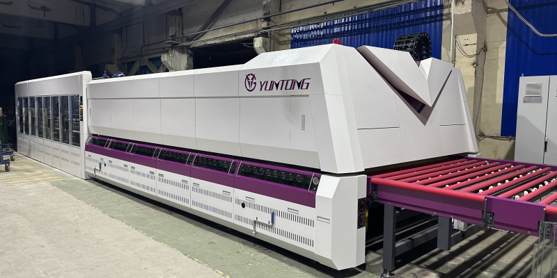 Запуск новой печи закалки Yuntong Glass