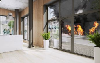 Противопожарные алюминиевые окна