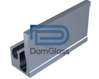 Алюминиевый профиль для душевых кабин компании DomGlass