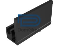 Алюминиевый профиль для душевых кабин компании DomGlass