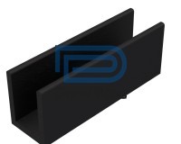 Алюминиевый профиль для душевых кабин компании DomGlass