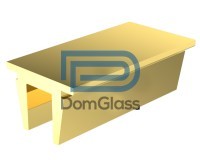 Алюминиевый профиль для душевых кабин компании DomGlass