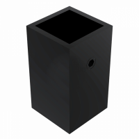 Профиль зажимной для стеклянного козырька от компании DomGlass