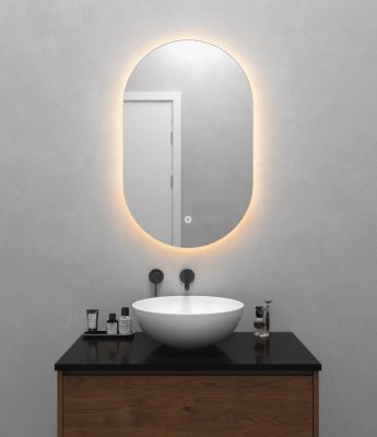 Зеркало безрамное с подсветкой NOLVIS NF LED S, 80 x 50 см