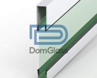 Алюминиевый профиль для душевых кабин компании DomGlass
