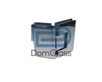 Петля «ДГФ-302 PBrass» стекло-стекло 135° без фаски, латунь, полированный хром