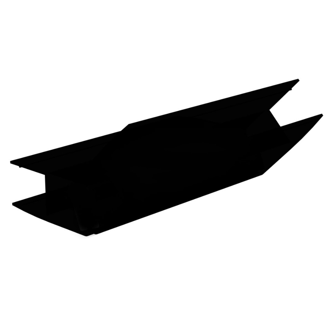 Профиль 208-8 магнит 135º, стекло 8 мм, L=2200 1компл/2 шт), Черный