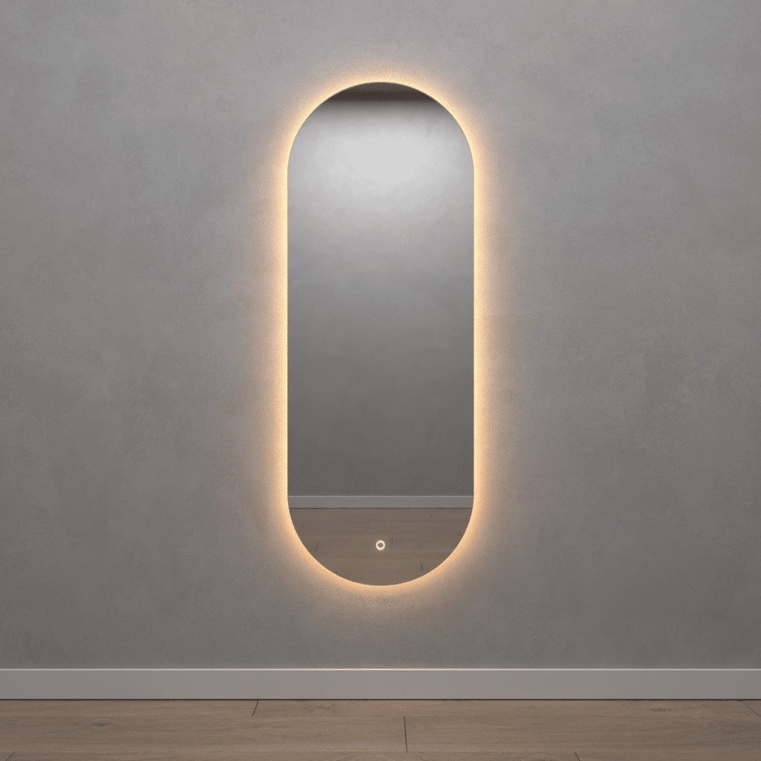 Зеркало безрамное с подсветкой NOLVIS NF LED M, 135 x 50 см