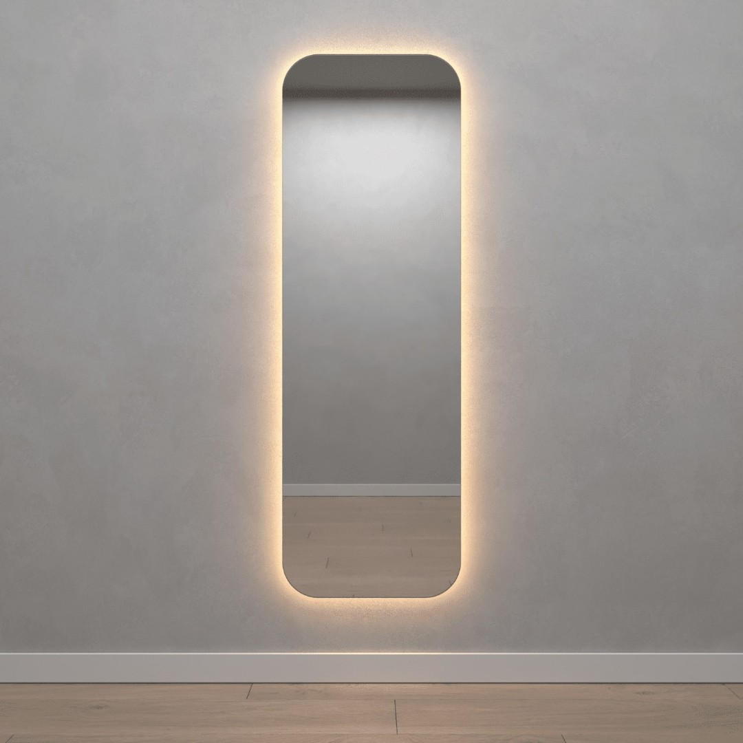 Зеркало безрамное с подсветкой KUVINO NF LED M, 149 x 49 см