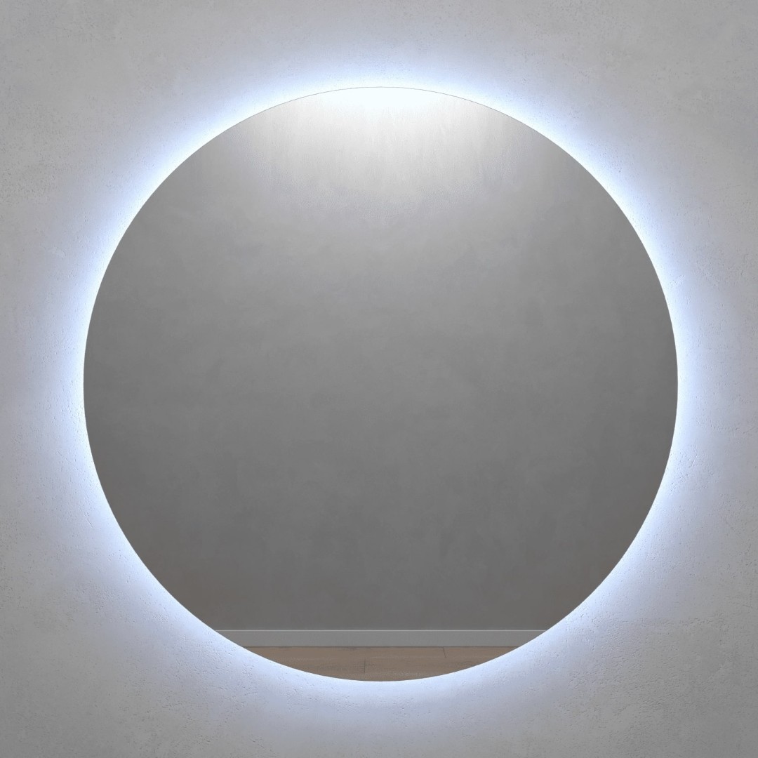 Зеркало круглое безрамное с подсветкой RAUNTEL NF LED L, D100 см